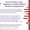 Renin inhibitors versus angiotensin receptor blockers for primary hypertension